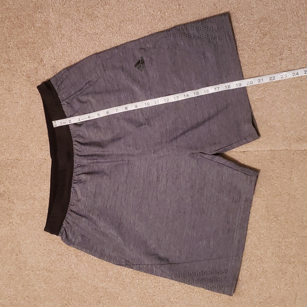 Adidas Men's Axis 20 Woven Heathered Shorts - Picture 10 of 13